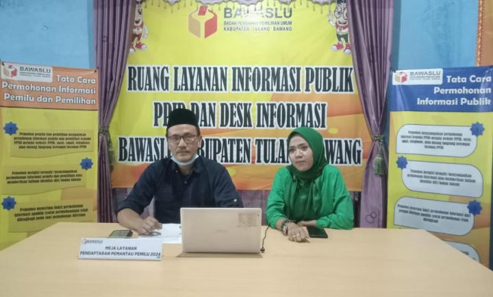 Bawaslu Tulang Bawang  gelar Launching Pendaftaran Pemantau Pemilu 2024